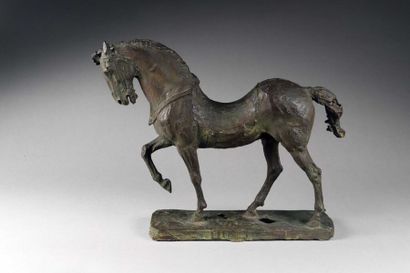 Paul Wayland BARTLETT (1865-1925). Paul Wayland BARTLETT (1865-1925).
Étude de cheval.
Épreuve...