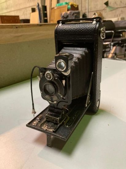 KODAK Jr. KODAK Jr.
Bellows Camera, Model A-116, Rochester kodak anastigmat F 7-7...