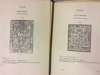 null POLAIN (M.L.). Marques des imprimeurs et libraires français du XVº siècle. P.,...