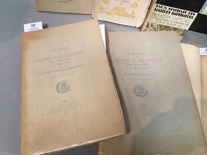 null HESSE (R.). Histoire des sociétés de bibliophiles en France de 1820 à 1930....