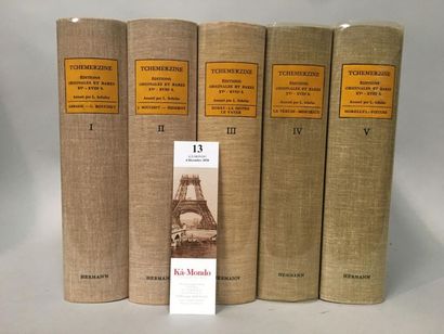 null TCHEMERZINE (A.). Bibliographie d'éditions originales et rares d'auteurs français...