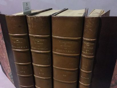 null CARTERET (L.). Le trésor du bibliophile romantique et moderne. 1801-1875. Edition...