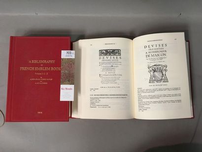 null Livres d'emblèmes

ADAMS (A.), S. RAWLES & A. SAUNDERS. A Bibliography of French...