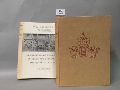 null CHURCHILL (W.A.). Watermarks in paper, in Holland, England, France etc., in...