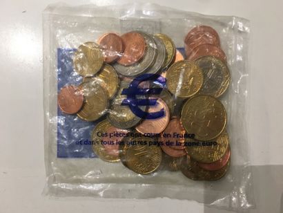 null SAC de PIECES en EUROS : 100 francs soit 15,24 euros.