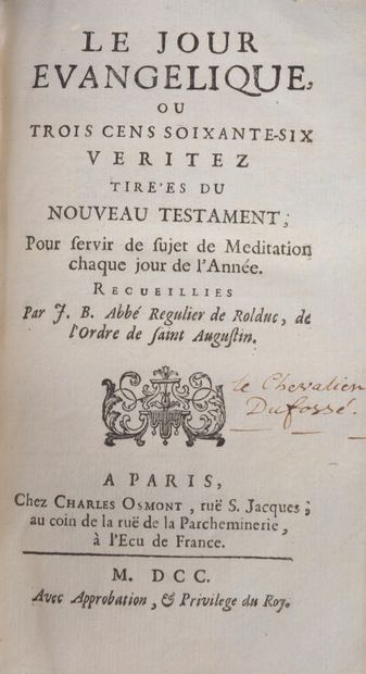 null *Bibliothèque janséniste THOMAS DU FOSSÉ DE BOSMELET et ses descendants :

Antoine...