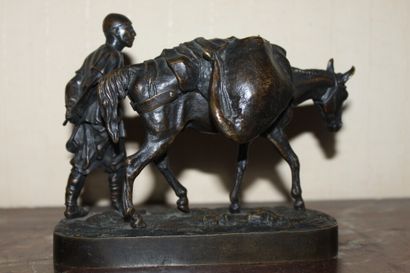 null LANCERAY, Evgeni Alexandrovich (1848-1886) :

Donkey and his guide

Bronze proof...