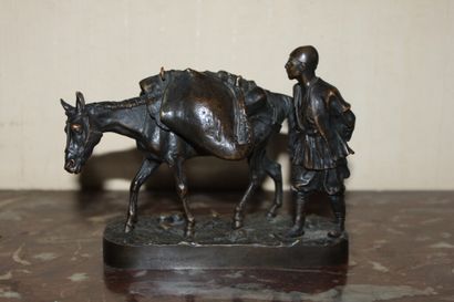 null LANCERAY, Evgeni Alexandrovich (1848-1886) :

Âne et son guide

Épreuve en bronze...