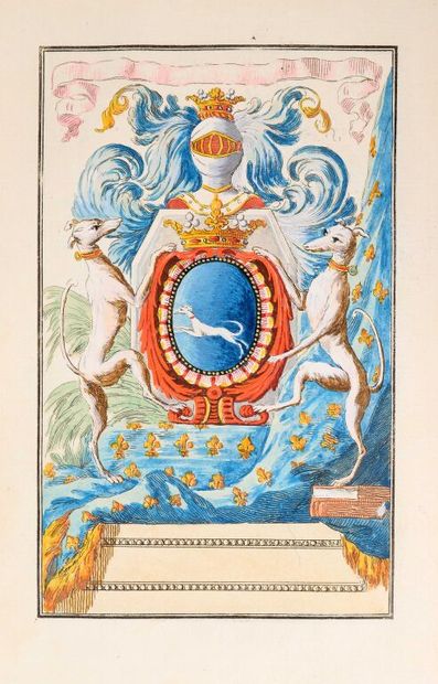 null DENYS (Mademoiselle) Armorial of the Chamber of Accounts since the year 1506....
