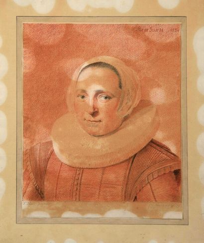 null Cornelis van NOORDE (Harlem 1731-1795).

Deux portraits de femmes (une à la...