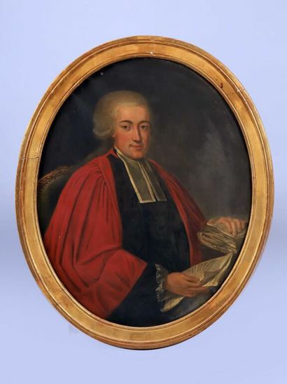 * École FRANCAISE DU XVIIIe siècle.

Portrait...