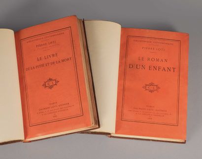 null LOTI (Pierre). Réunion de quatre ouvrages en éditions originales:

1. Le roman...