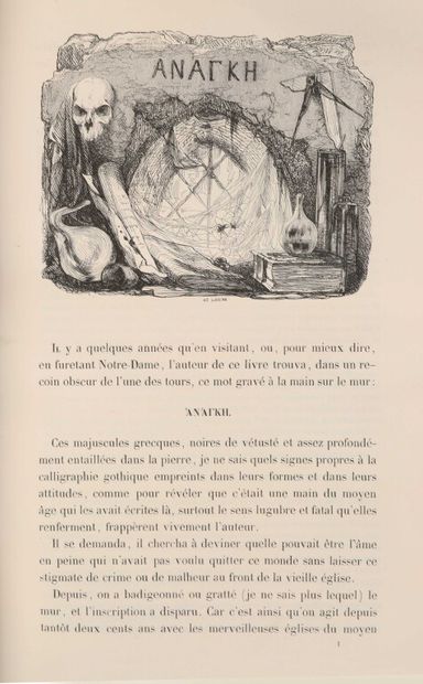 null HUGO (Victor). Notre-Dame de Paris. Paris, Perrotin, Garnier, 1844. Grand in-8,...