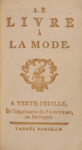 null [CARACCIOLI (Louis-Antoine de)]. Le livre à la mode. Nouvelle édition, marquetée,...