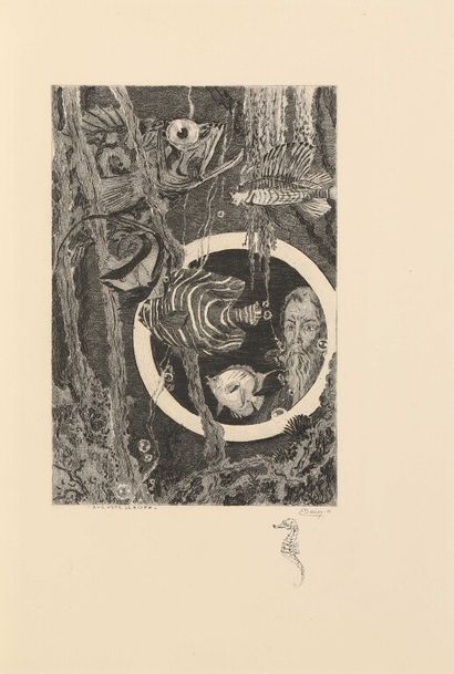 null LEROUX. HUYSMANS (Joris-Karl). À rebours. Illustrations de Auguste Leroux. Paris,...