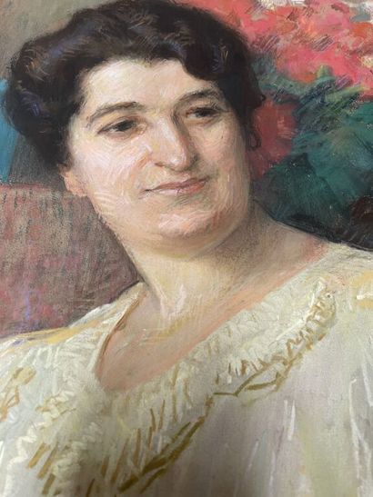null [FRAIS JUDICIAIRES : 14,28 %] Léon CANNICCIONI (1879-1957)

Portrait de femme....