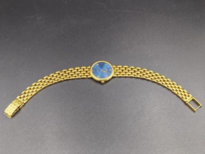 OMEGA. WATCH-BRACELET of lady in yellow gold...