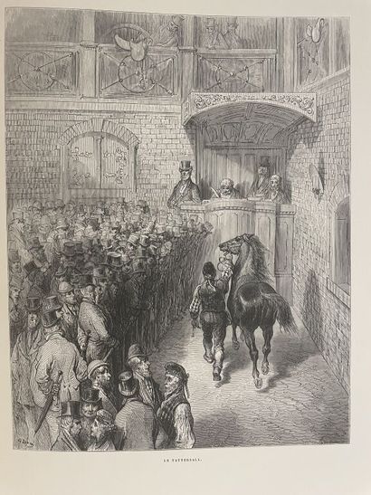 null DORÉ. ENAULT (Louis). Londres. Paris, Hachette, 1876. Grand in-4, demi-chagrin...