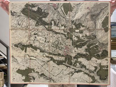 null [Versailles]. [Chasses du Roi]. [Carte topographique des environs de Versailles]....