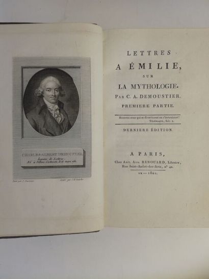 null DEMOUSTIER (C.-A.). Lettres à Émilie sur la mythologie. A Paris, chez A.-A....