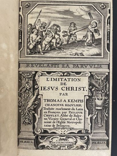 null [Bible. Ancien Testament. Psaumes (latin-français), 1725]. Le Pseautier de David,...