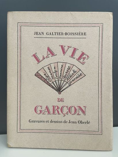 null OBERLÉ. GALTIER-BOISSIÈRE (Jean). La vie de garçon. Paris, Mornay (La collection...