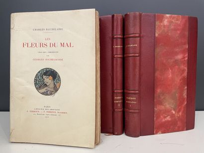 null ROCHEGROSSE. BAUDELAIRE (Charles). The Flowers of Evil. Paris, A. Ferroud, 1910....