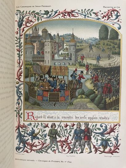 null [Illustrated history]. FROISSART (Jehan). The chronicles. Paris, Hachette, 1881....