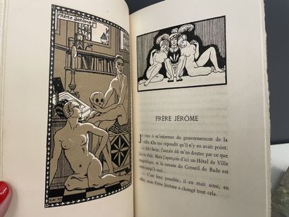 null BARBIER. BOYLESVE (René). Les bains de Bade. Paris, G. Crès et Cie, 1921. Grand...