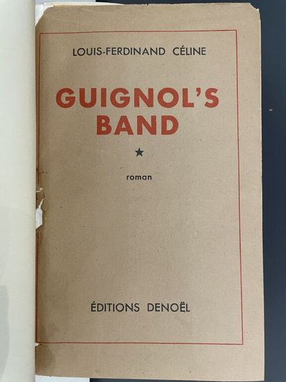 null CÉLINE (Louis-Ferdinand). Réunion de 3 ouvrages en 3 vol. en reliures identiques,...