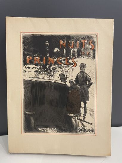 null EDELMANN. KESSEL (Joseph). Nuits de princes. Paris, Mornay (La collection originale,...