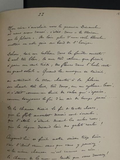 null [Manuscrit]. JEHAN DE BARALLE. Rimes des dimanches. 1893-1894. Petit in-4, demi-chagrin...
