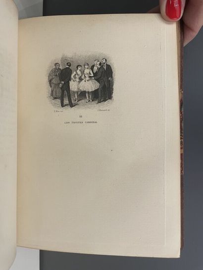 null MAS. HALÉVY (Ludovic). La famille Cardinal. Paris, Calmann Lévy, 1883. Petit...