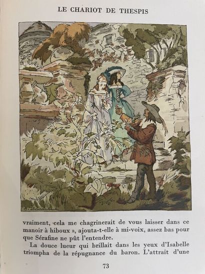 null TOUCHET. GAUTIER (Théophile). Le capitaine Fracasse. Paris, éditions du Rameau...
