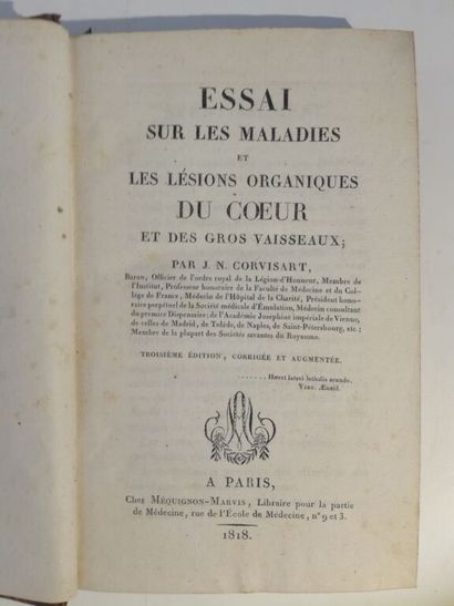 CORVISART (Jean-Nicolas). Essay on the diseases...
