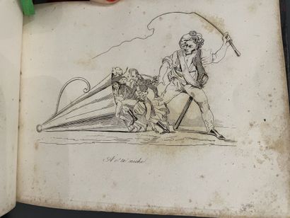 null [Caricature]. MÉNAGERIE royale. A Bruxelles, chez Jobard, [vers 1831]. In-12...