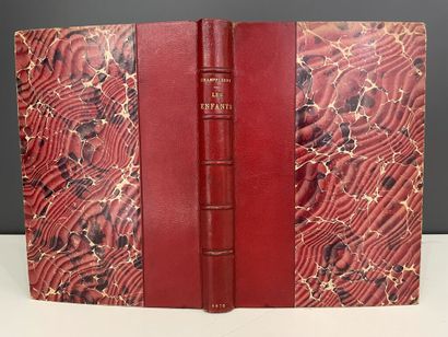 null CHAMPFLEURY. The children. Fourth deluxe edition. Paris, Rothschild, 1873. In-8,...