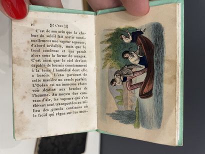 null [Enfantina]. JEUX (Les) des enfans. [Paris, Dupin, vers 1850]. In-12 oblong,...