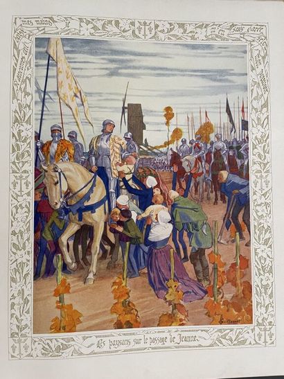 null BOUTET DE MONVEL (Maurice). Jeanne d'Arc. Paris, Plon-Nourrit, [1896]. In-4...