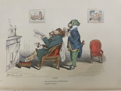 null GRANDVILLE. Les métamorphoses du jour. Paris, Garnier frères, [1869 ?]. Grand...