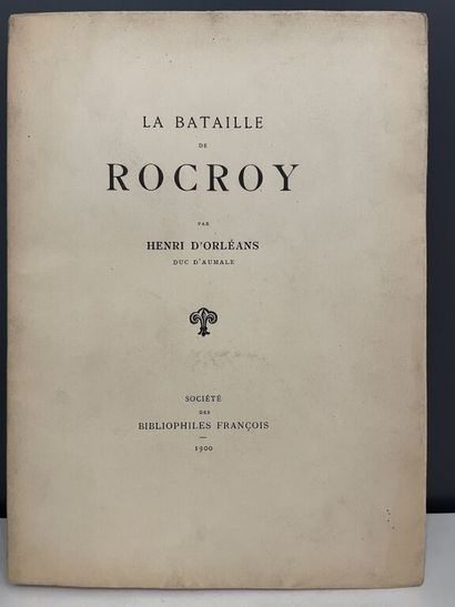 null [Militaria]. LALAUZE. AUMALE (Henri d'Orléans, duke of). The battle of Rocroy....