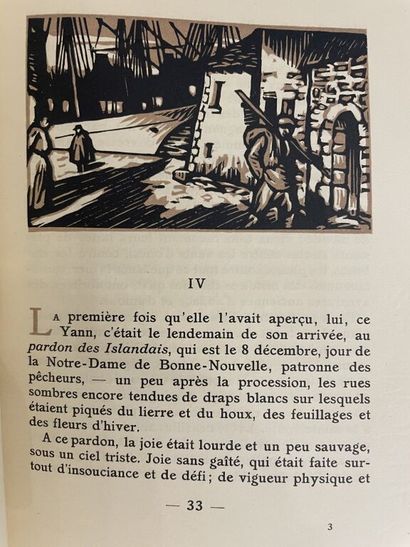 null BARTHÉLEMY. LOTI (Pierre). Pêcheur d'Islande. Paris, Mornay (Les beaux livres,...