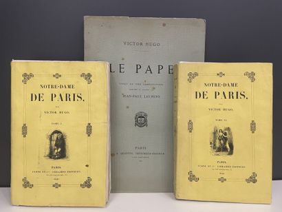 null LAURENS. HUGO (Victor). The Pope. Paris, Quantin, 1885. In-4, paperback, filled...