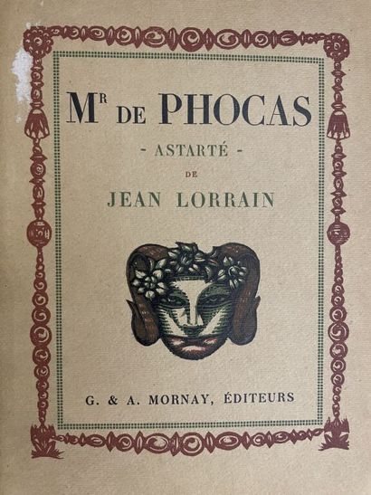 null CHAPRONT. LORRAIN (Jean). Mr de Phocas. Astarté. Paris, Mornay (Les beaux livres,...