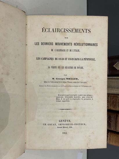 null [Varia]. Lot of 9 ancient and modern volumes:



- HÉBRARD (Pierre)]. Caminology...