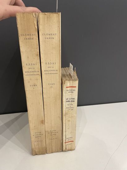 null CLÉMENT-JANIN. Essai sur la bibliophilie contemporaine de 1900 à 1928. Paris,...