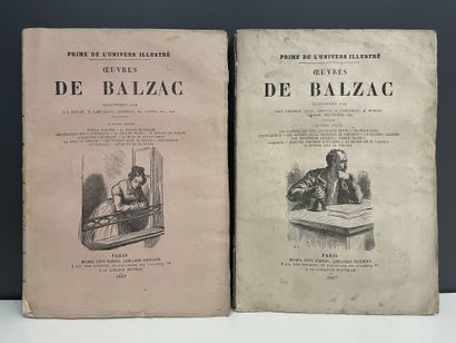 null BALZAC (Honoré de). OEuvres illustrées (8 vols.) [And] OEuvres de jeunesse (2...
