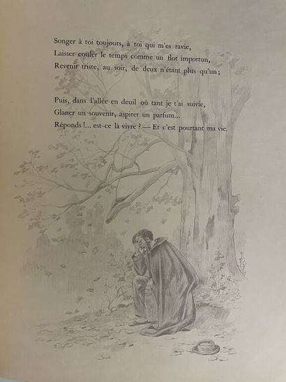 null JOB. LIEGEARD (Stéphen). Aimer ! Paris, J. Barreau, 1914. In-4, couv. rempliée,...