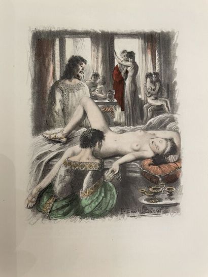 null BÉCAT. BRANTÔME. La vie des dames galantes. Paris, éditions Athêna, 1948. Two...