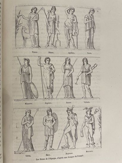 null DURUY (Victor). Histoire des Grecs et des Romains. 10 vol. grand in-8 en rel....